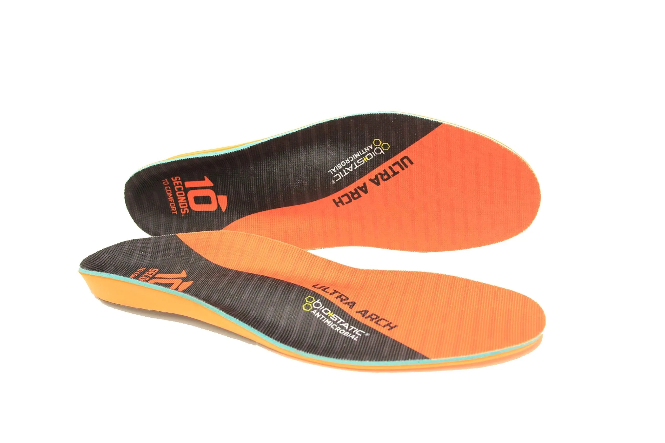 10 Seconds 3810 Ultra Support Insoles, M 11/11.5, W 12.5, 1 Pair