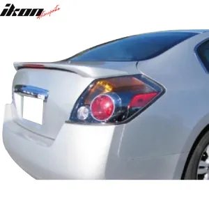 2007-2012 Nissan Altima OE Gray Primer Trunk Spoiler W/ LED Fiberglass