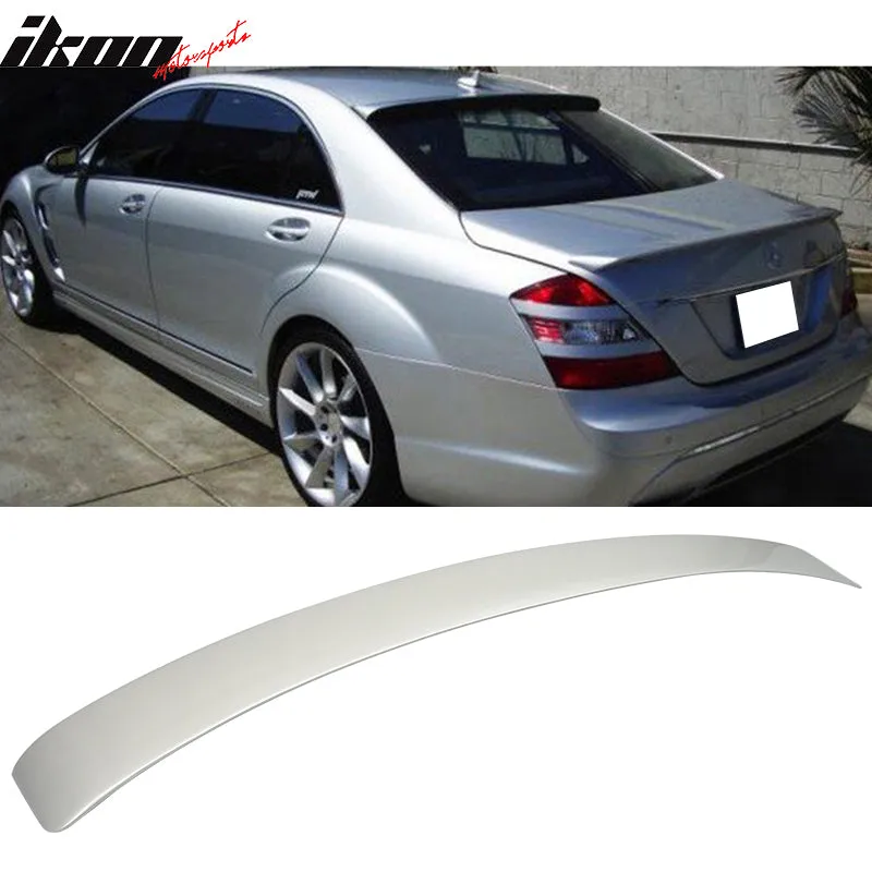 2007-2013 Mercedes Benz S Class W221 4D RL Style Roof Spoiler ABS