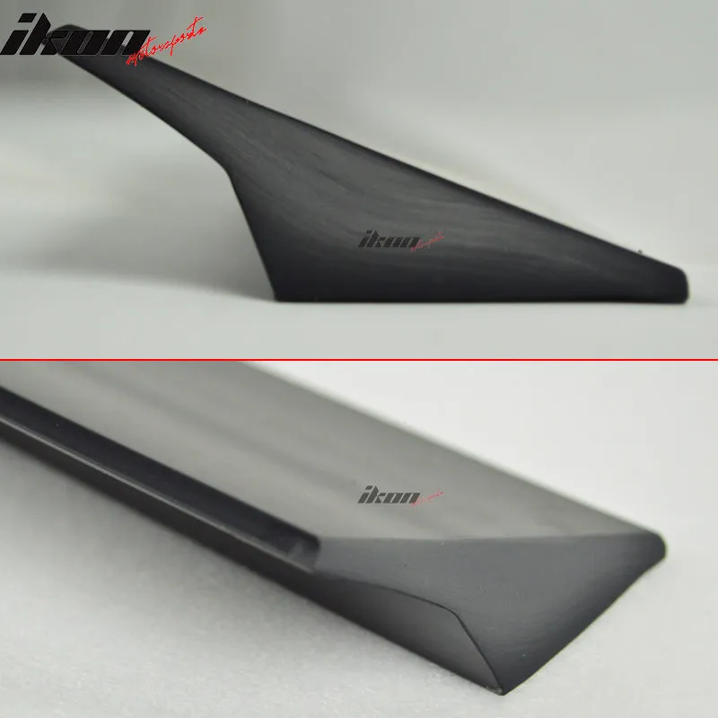 2010-2012 Ford Fusion 4Dr VRS Style Unpainted Black Roof Spoiler PUF