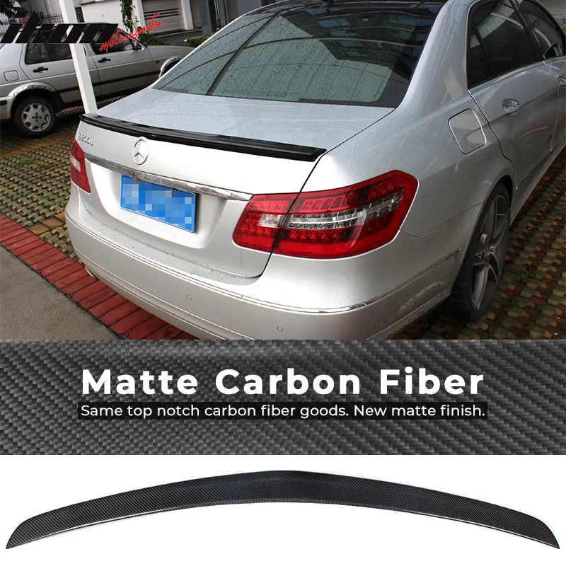 2010-2016 Benz W212 E Class AMG Style Trunk Spoiler Wing Carbon Fiber