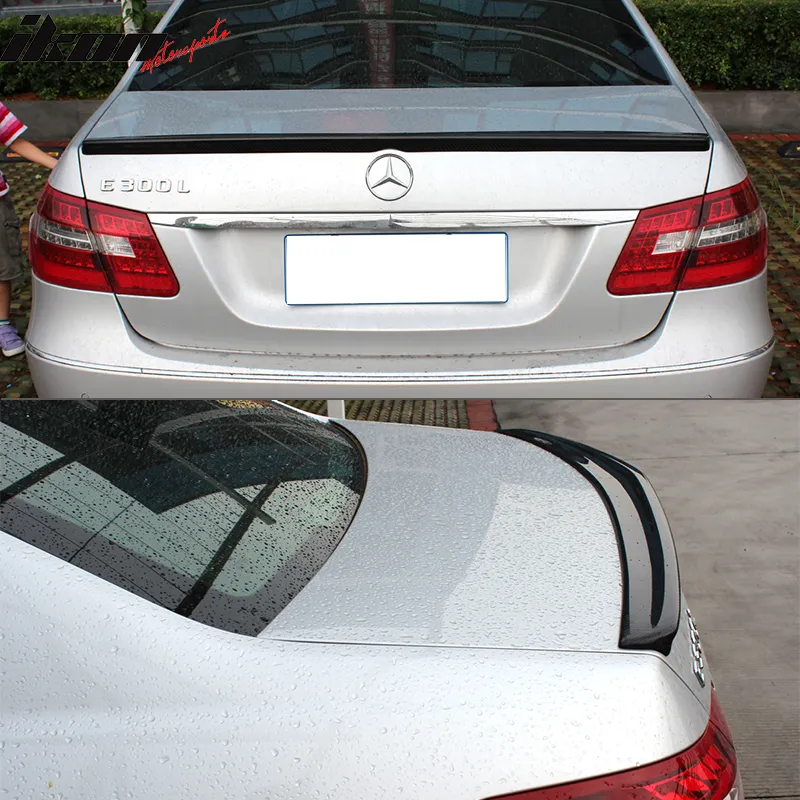 2010-2016 Benz W212 E Class AMG Style Trunk Spoiler Wing Carbon Fiber