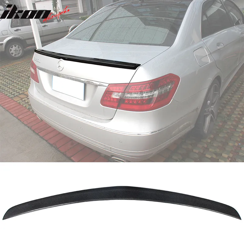 2010-2016 Benz W212 E Class AMG Style Trunk Spoiler Wing Carbon Fiber