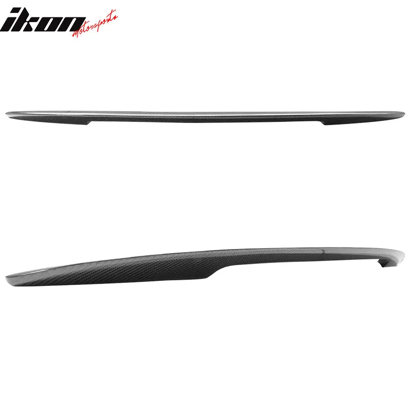 2011-2018 Volkswagen Jetta Mk6 4Dr P Style Carbon Fiber Trunk Spoiler