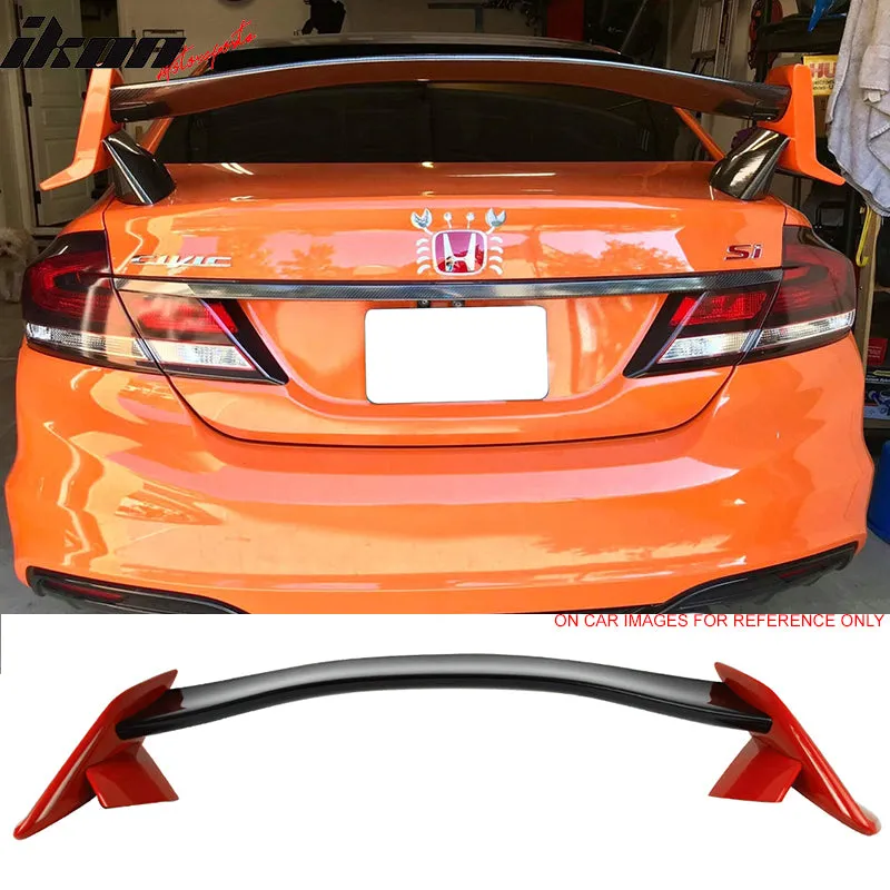 2012-2015 Honda Civic 9th FB Sedan Gen X Type R Trunk Spoiler Wing ABS