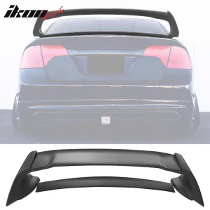 2014-2021 Toyota Corolla E170 Sedan Matte Black Rear Spoiler Wing ABS