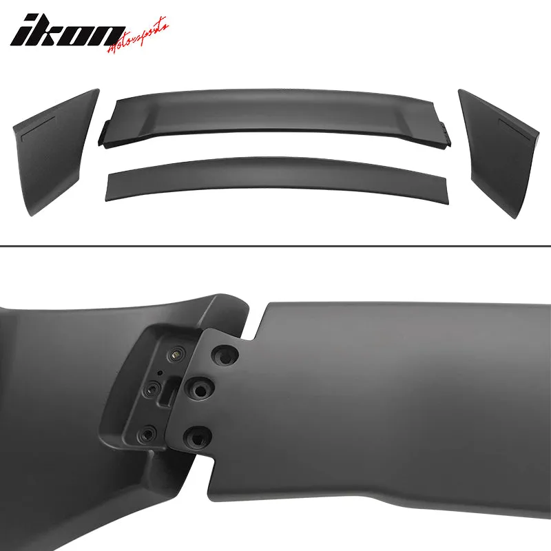 2014-2021 Toyota Corolla E170 Sedan Matte Black Rear Spoiler Wing ABS