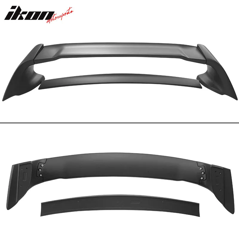 2014-2021 Toyota Corolla E170 Sedan Matte Black Rear Spoiler Wing ABS