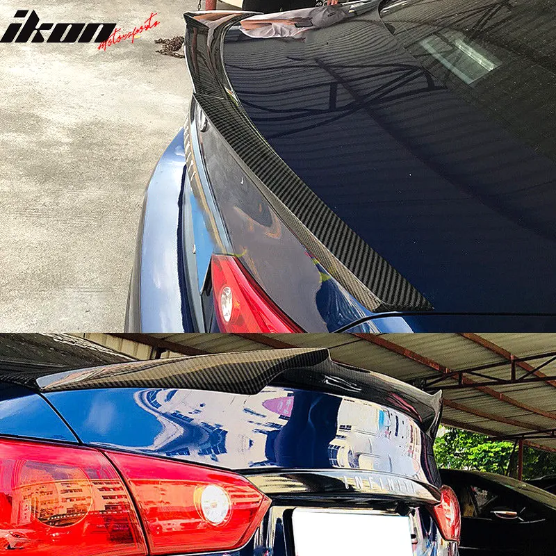 2014-2024 Infiniti Q50 M4 Style Rear Trunk Spoiler Wing Carbon Fiber