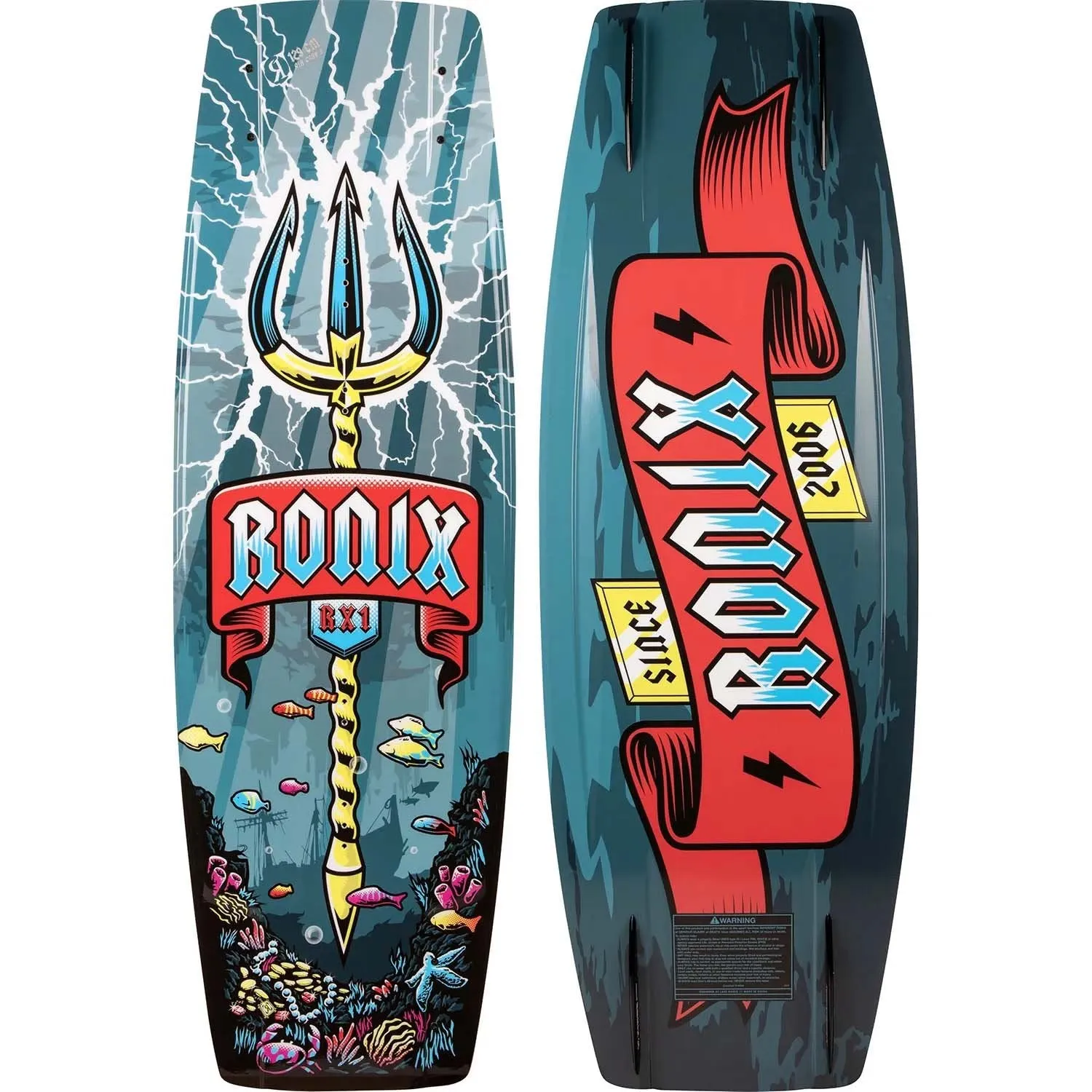 2025 RONIX RX1 BOYS WAKEBOARD W/ VISION BOOTS