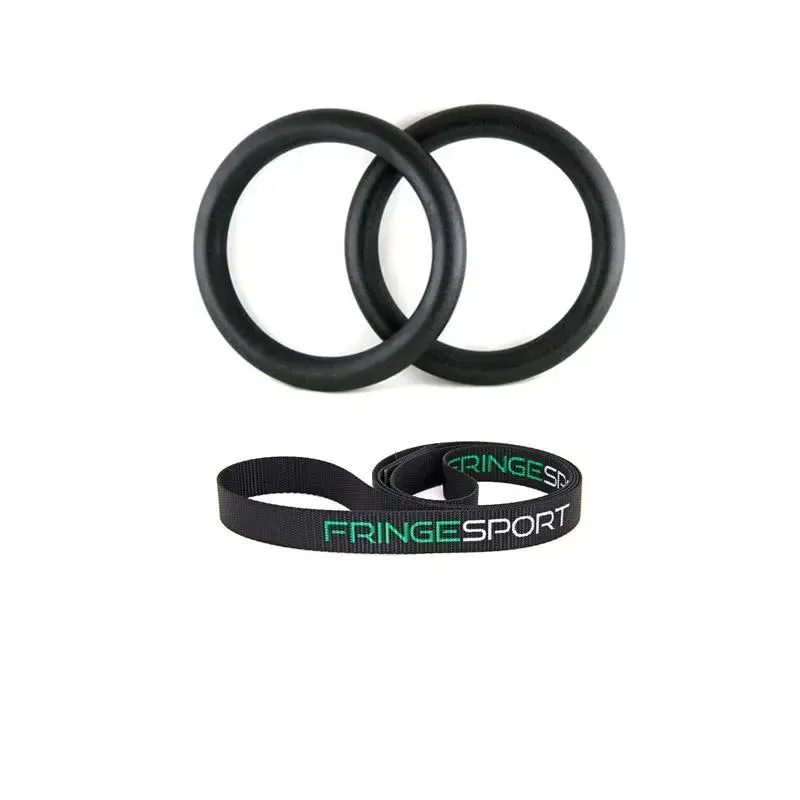 28mm Plastic Gymnastic Rings w/ Straps