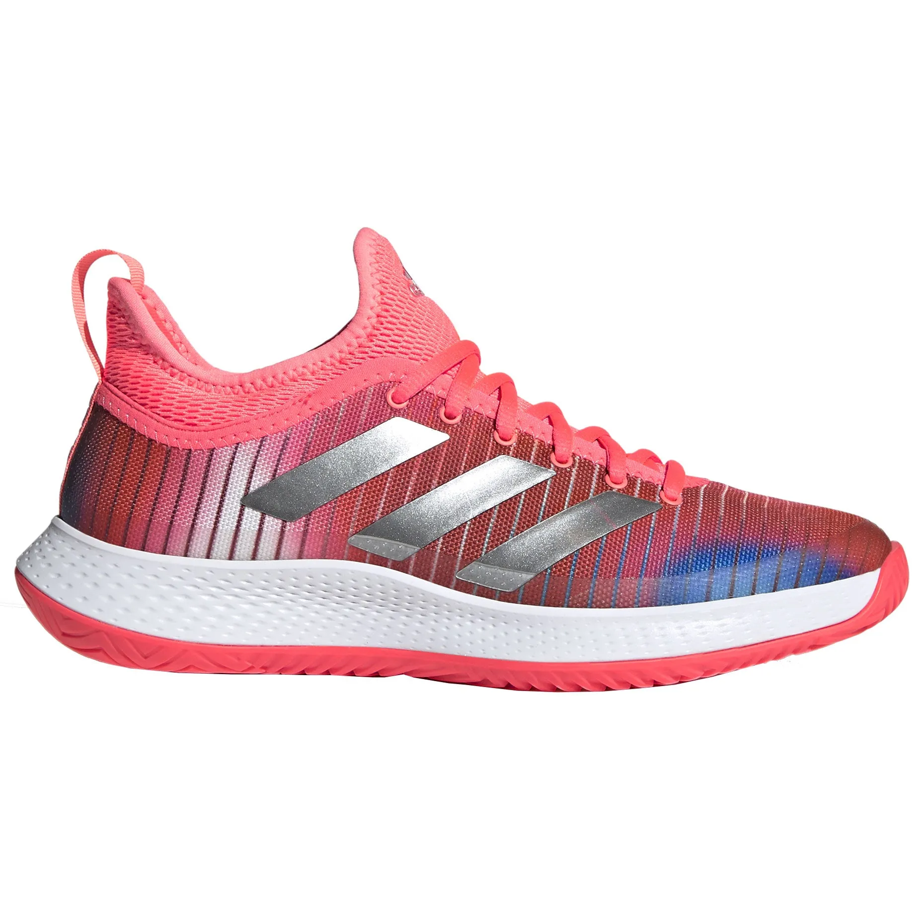 Adidas Defiant Generation Turbo Silver Womens Tennis Shoes