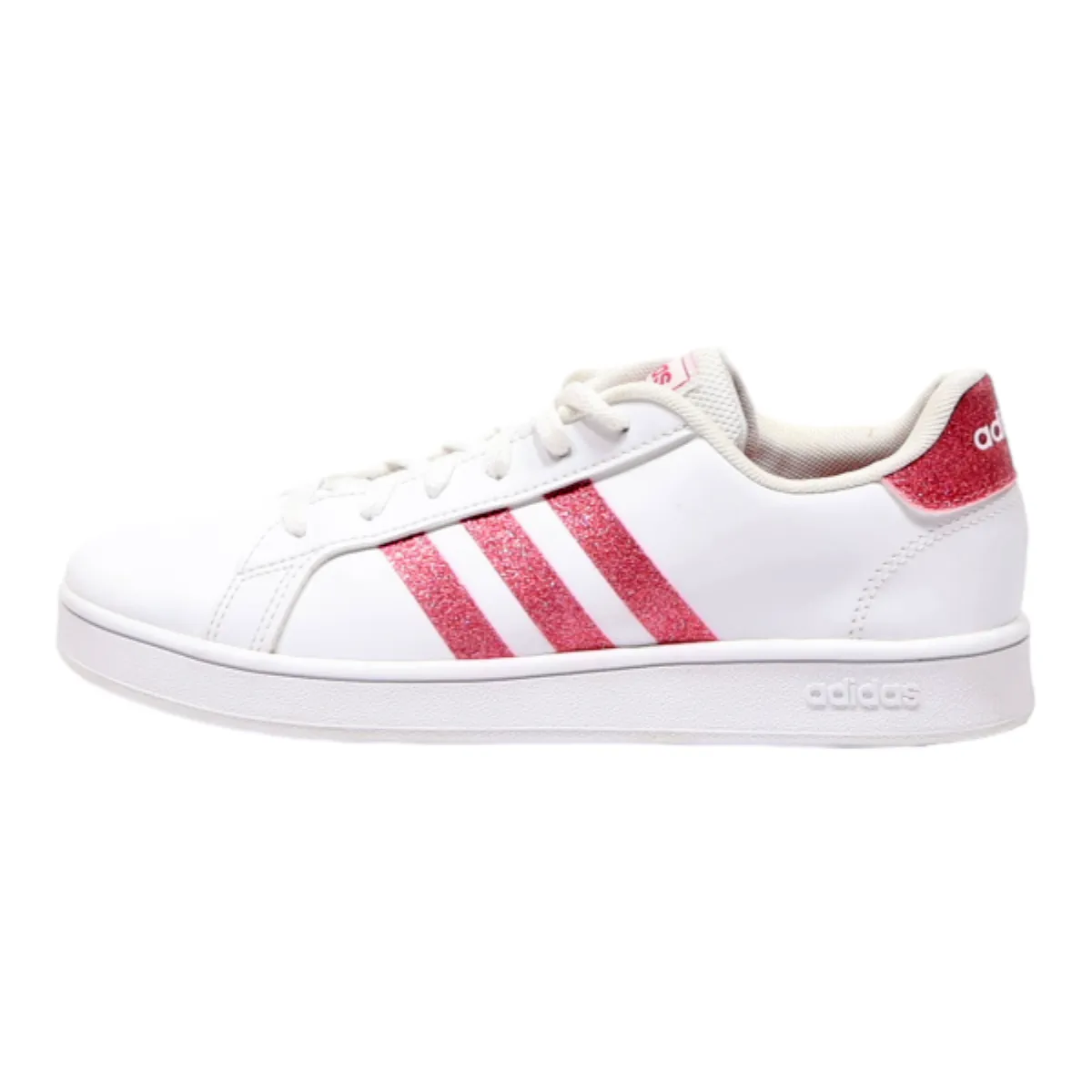 ADIDAS Grand Court Sneaker Trainers White Leather Girls UK 4.5