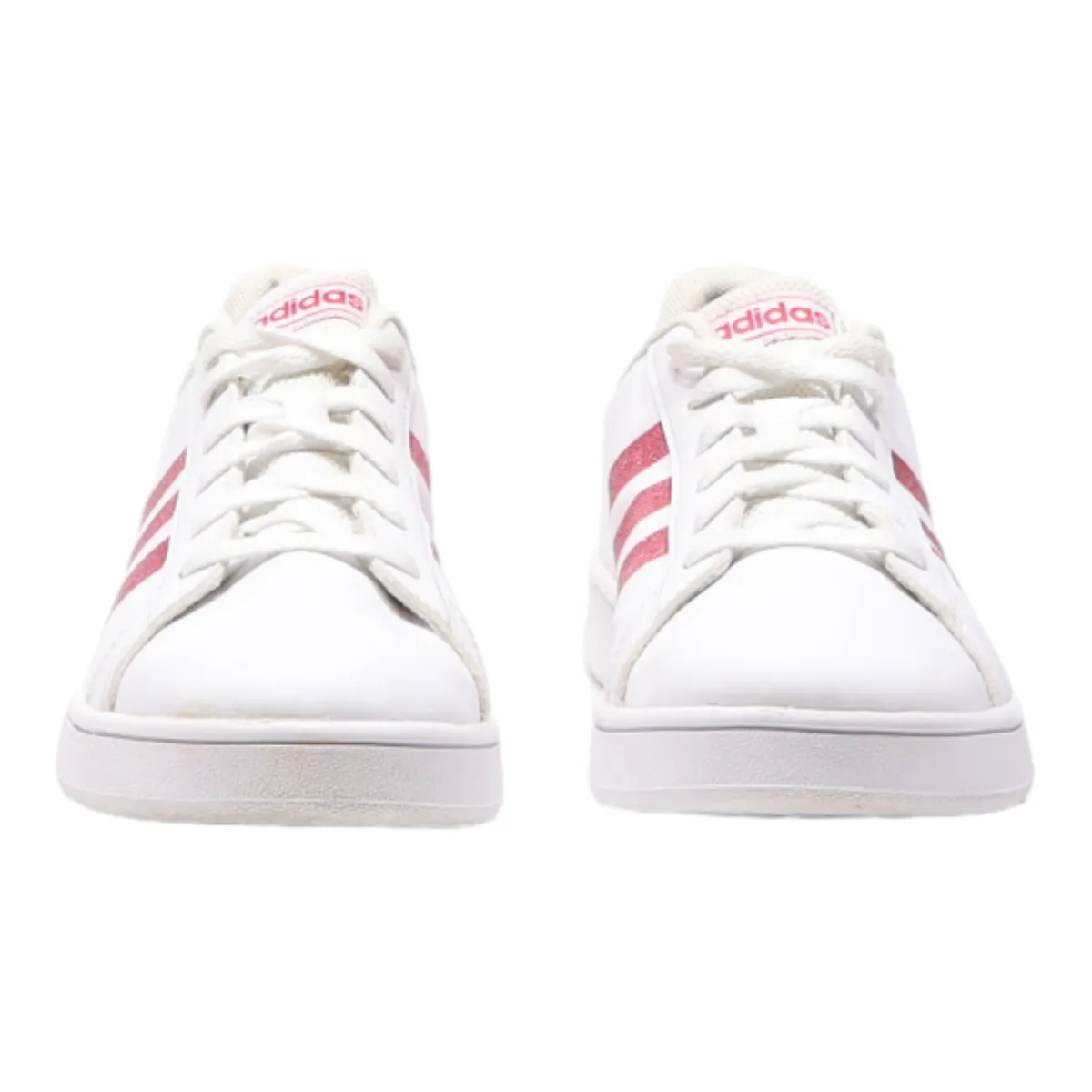 ADIDAS Grand Court Sneaker Trainers White Leather Girls UK 4.5