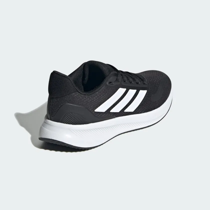 ADIDAS KID'S RUNFALCON 5 BLACK/WHITE RUNNING SHOES