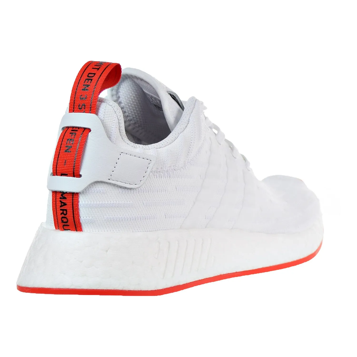 Adidas NMD_R2 Primeknit Men's Shoe White/Core Red