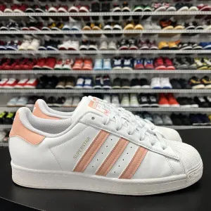 Adidas Originals Superstar Shoes Cloud White-Ambient Blush H00162 Men's Size 9.5