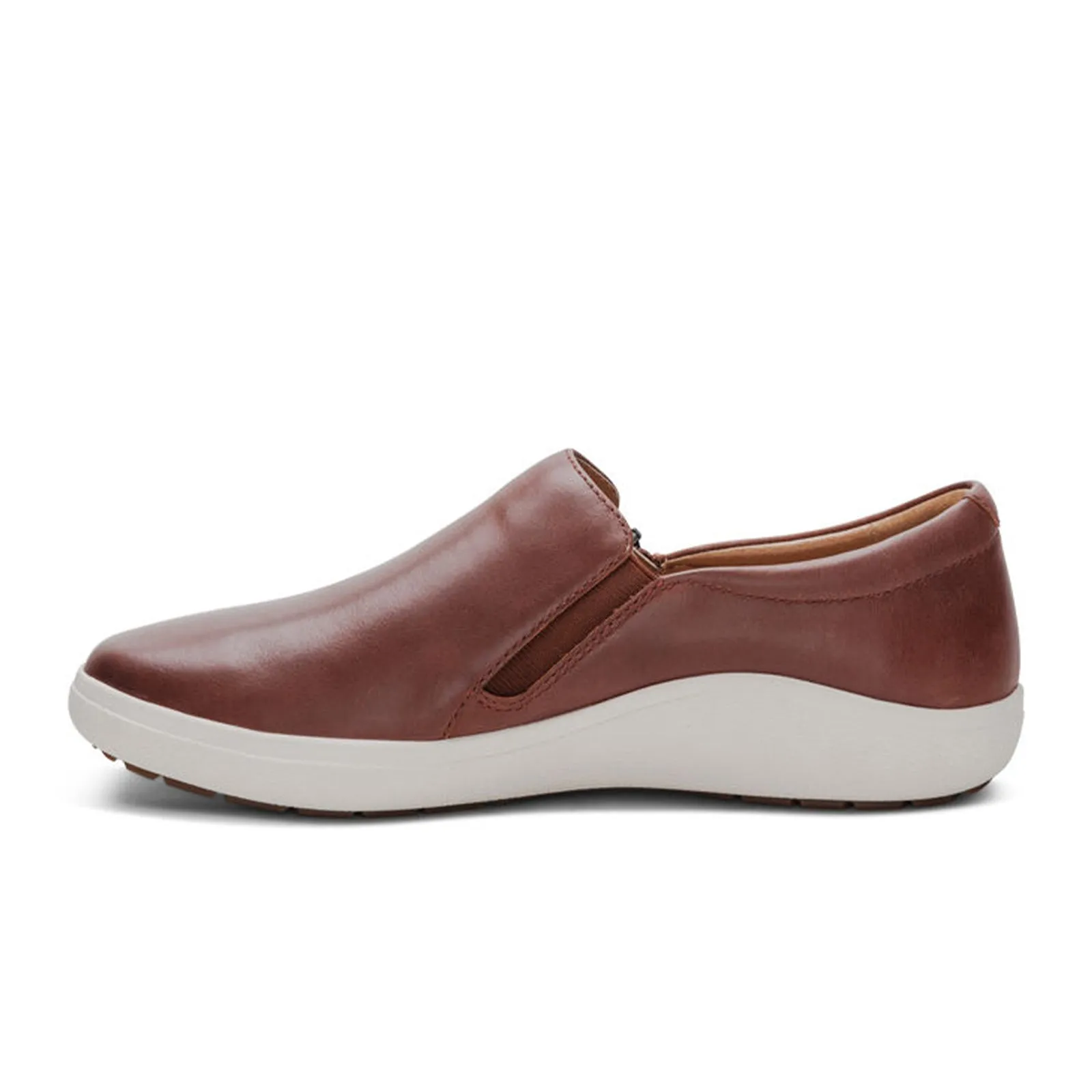 Aetrex Jenna Slip On (Women) - Brown