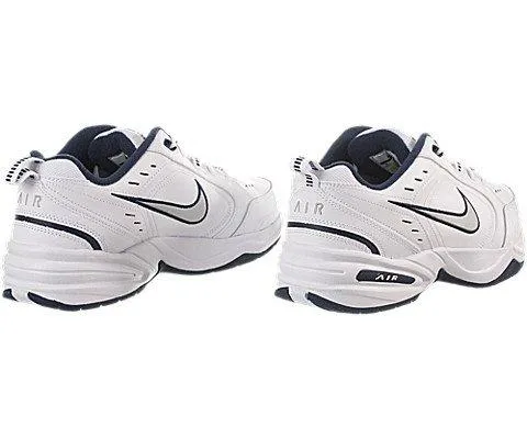 Air Monarch IV 4E Running Shoes 12 White Metc Silvermidnight Navy