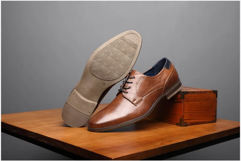 Angelo Ricci™ Brand Classic Business-Men Elegant Shoes