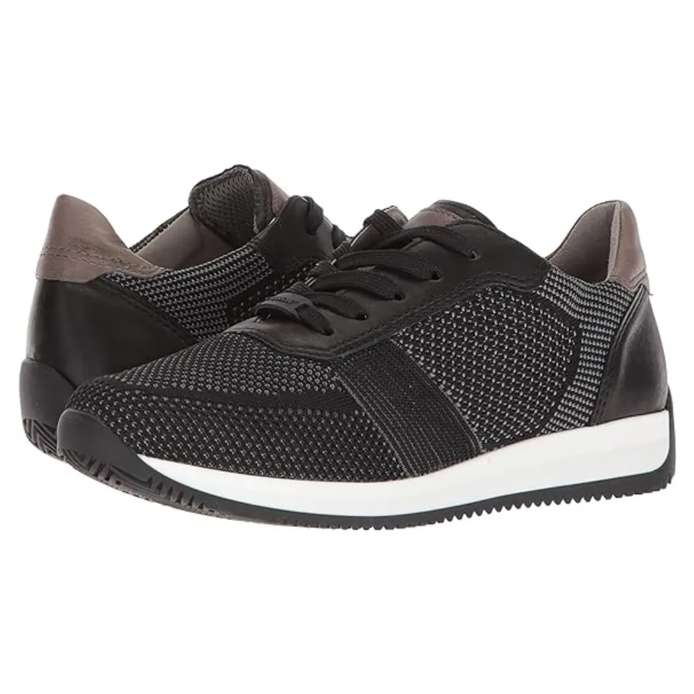 Ara Louie Black Leather Sneaker (Men's)