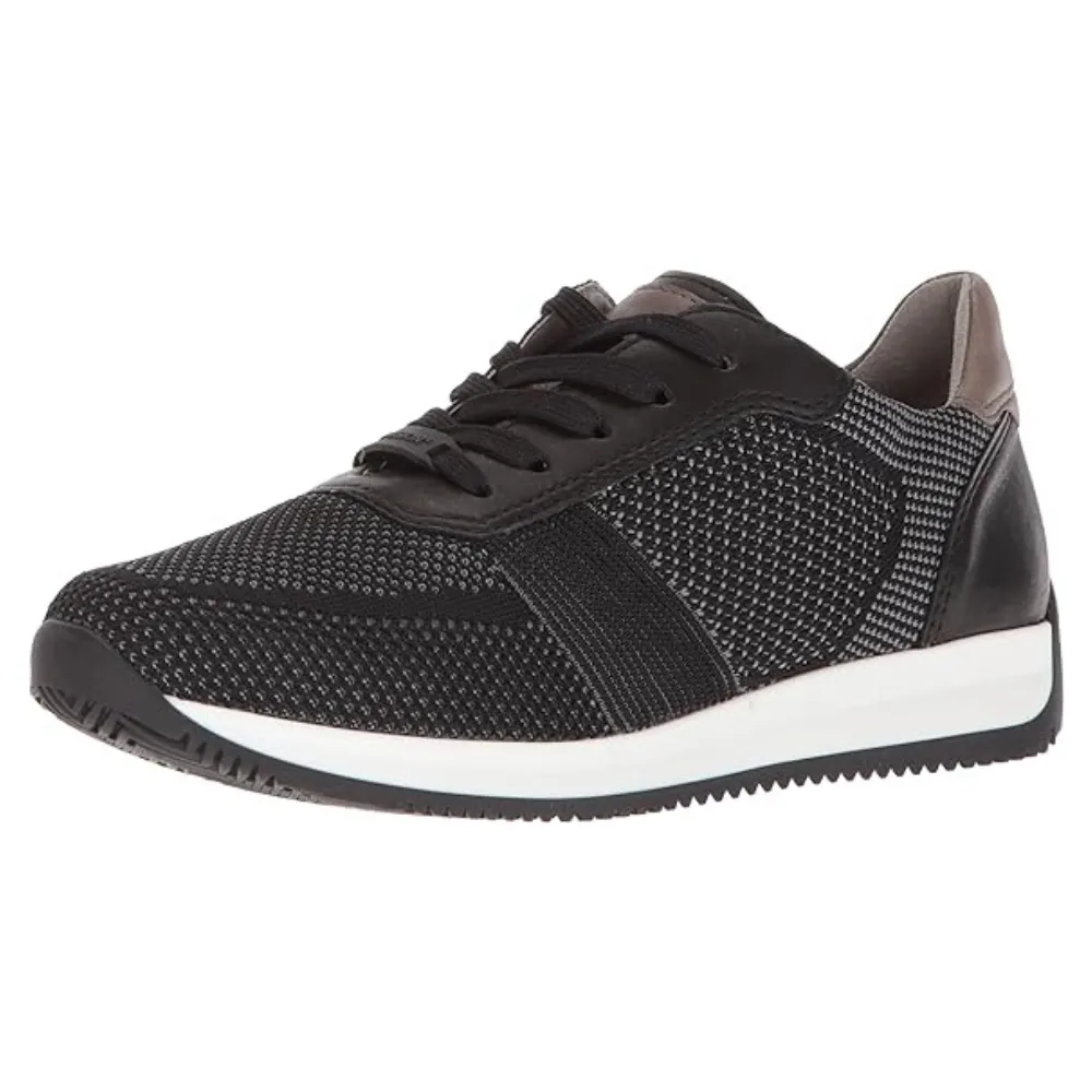 Ara Louie Black Leather Sneaker (Men's)