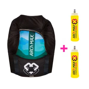 ARCh MAX Hydration Vest 12L Unisex Blue   2 Hydraflask 500ml