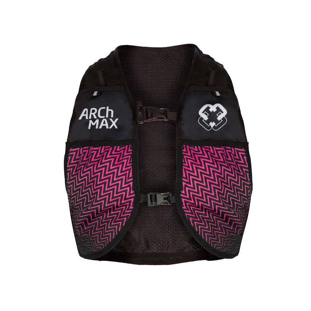 ARCh MAX Hydration Vest 12L Unisex Pink   2 Hydraflask 500ml