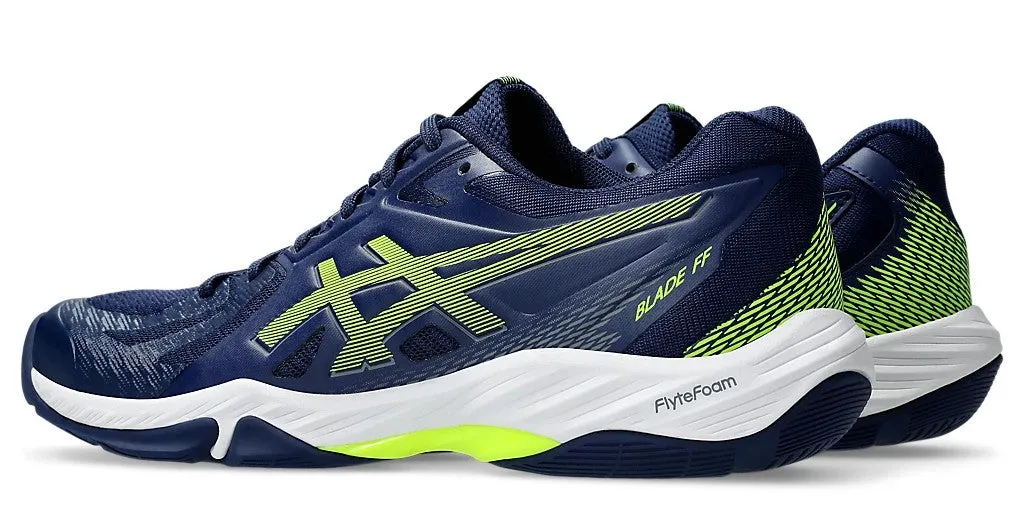 Asics Blade FF Men's Court Shoe Blue Expanse/Safety Yellow