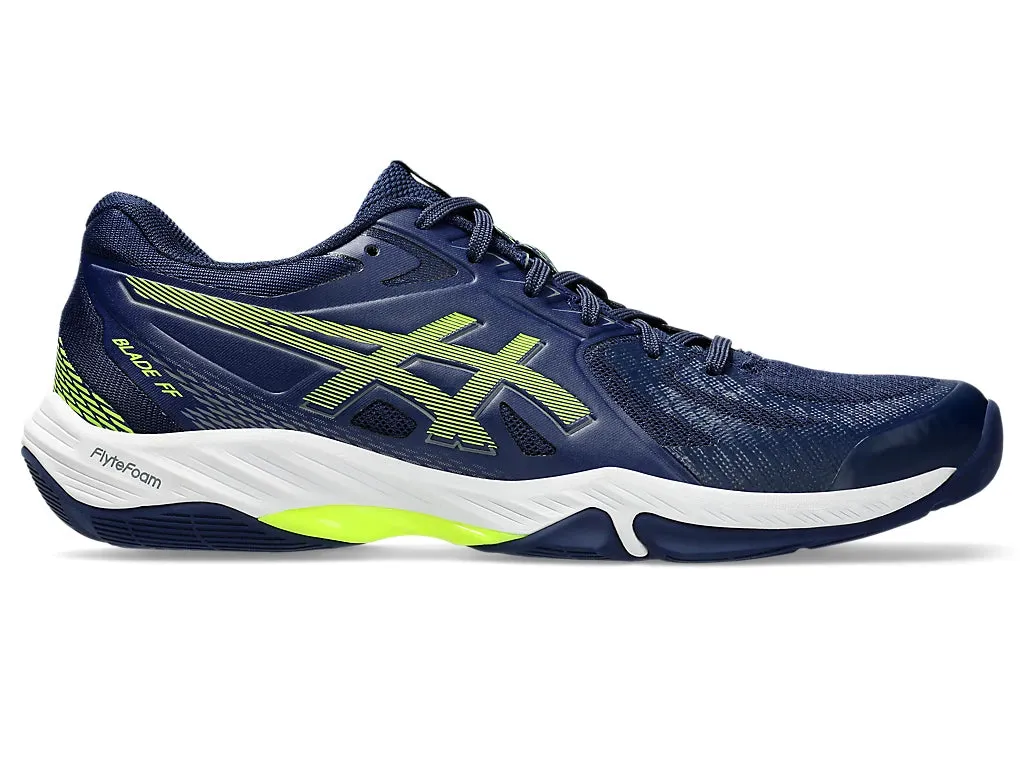 Asics Blade FF Men's Court Shoe Blue Expanse/Safety Yellow