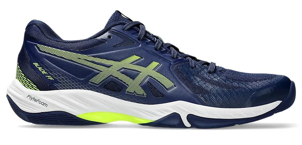 Asics Blade FF Men's Court Shoe Blue Expanse/Safety Yellow