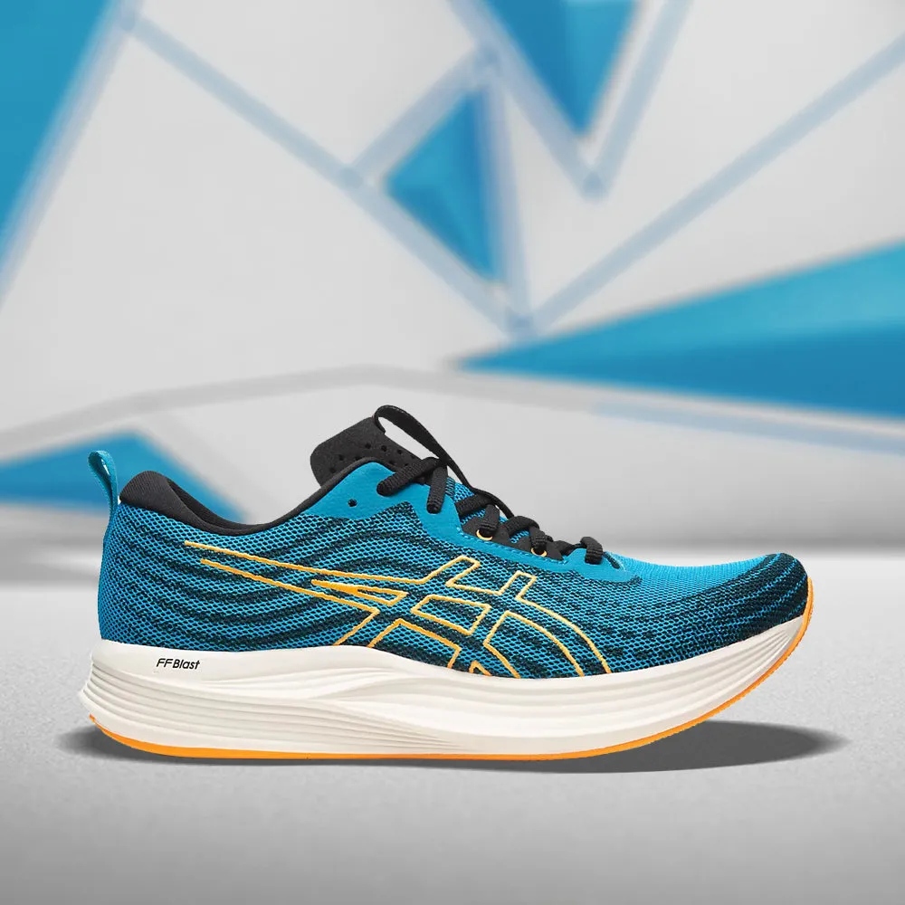 ASICS EVORIDE SPEED (M) - (ISLAND BLUE/ORANGE POP) RUNNING SHOES