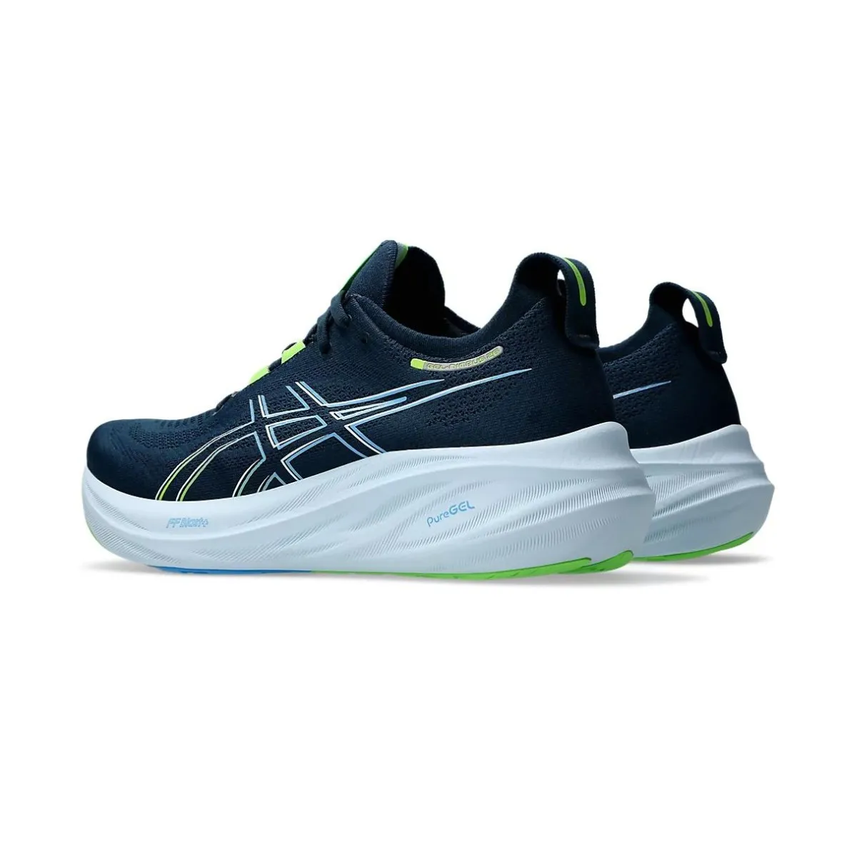 Asics Gel-Nimbus 26 Blue Lime SS24 Sneakers