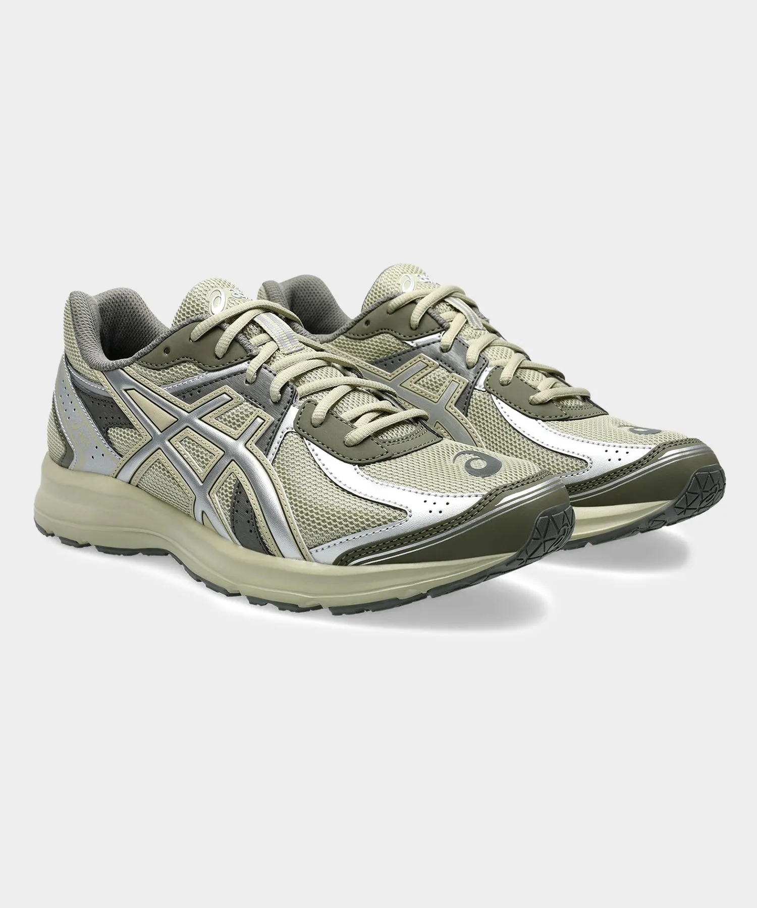 Asics Jog 100S in Khaki   Pure Silver