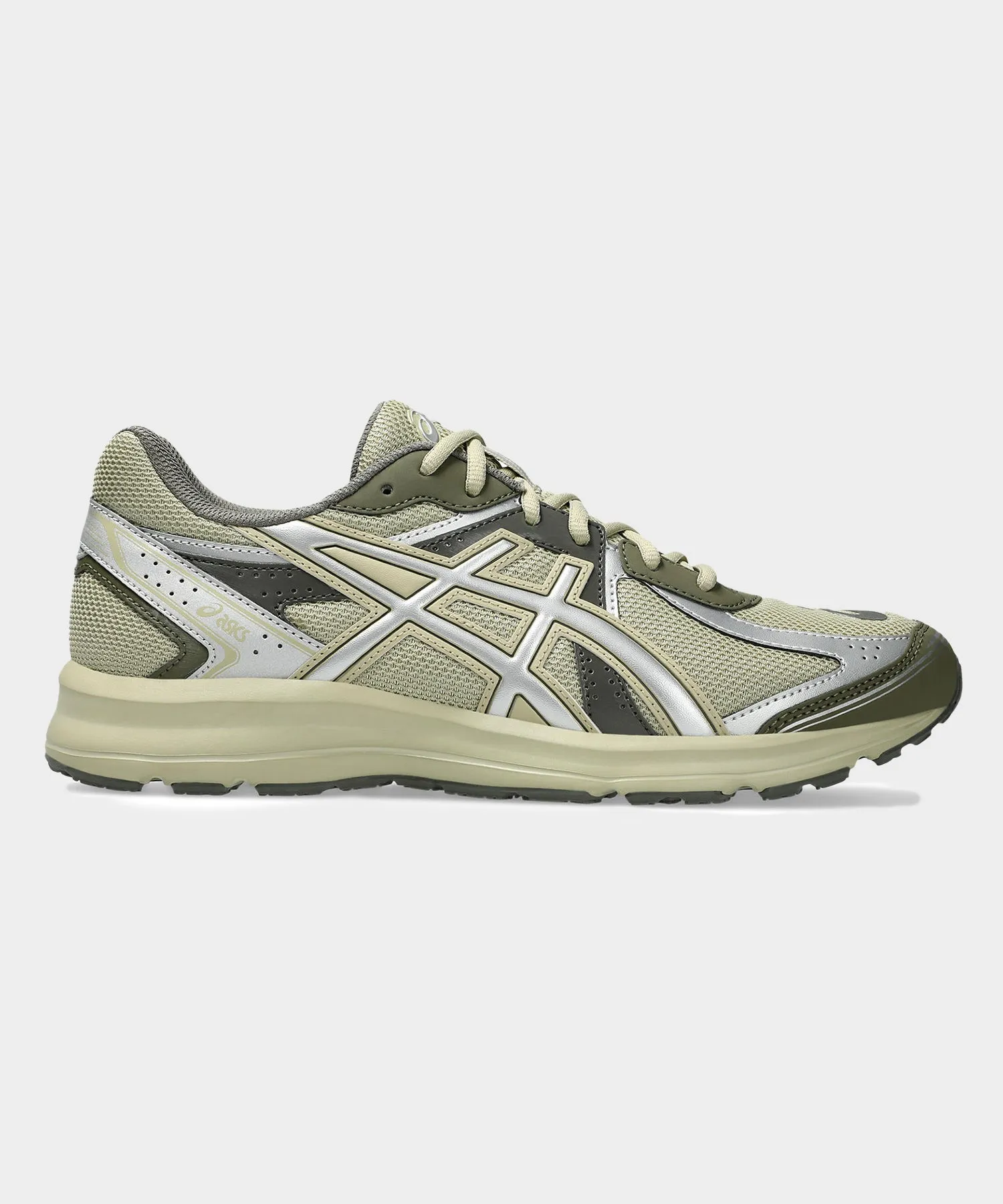 Asics Jog 100S in Khaki   Pure Silver