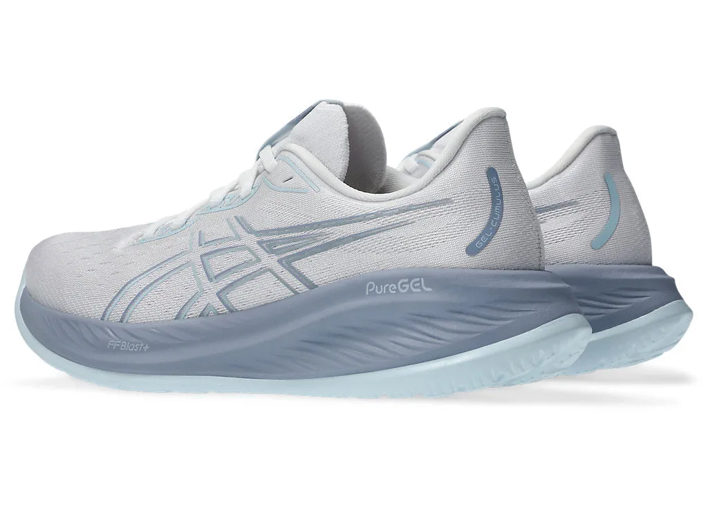 ASICS WOMEN'S GEL CUMULUS 26 WHITE/GREY RUNNIG SHOES