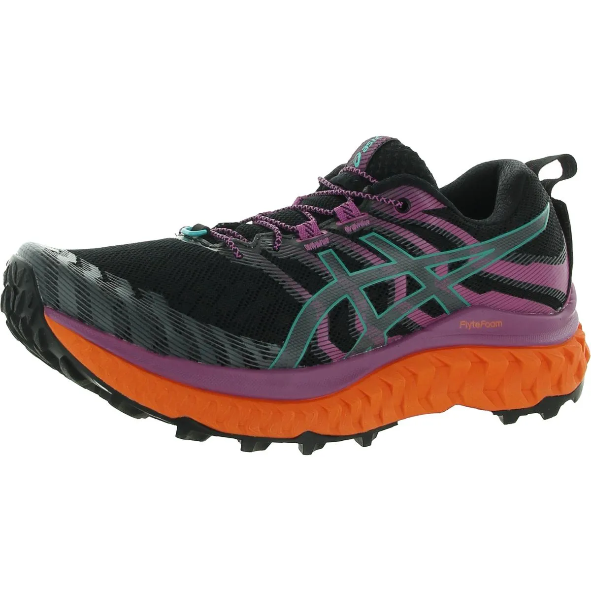 Asics Womens TRABUCO MAX Lace-Up Padded Insole Running & Training Shoes