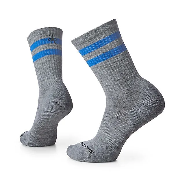 Athletic Stripe Targeted Cushion Crew Socks