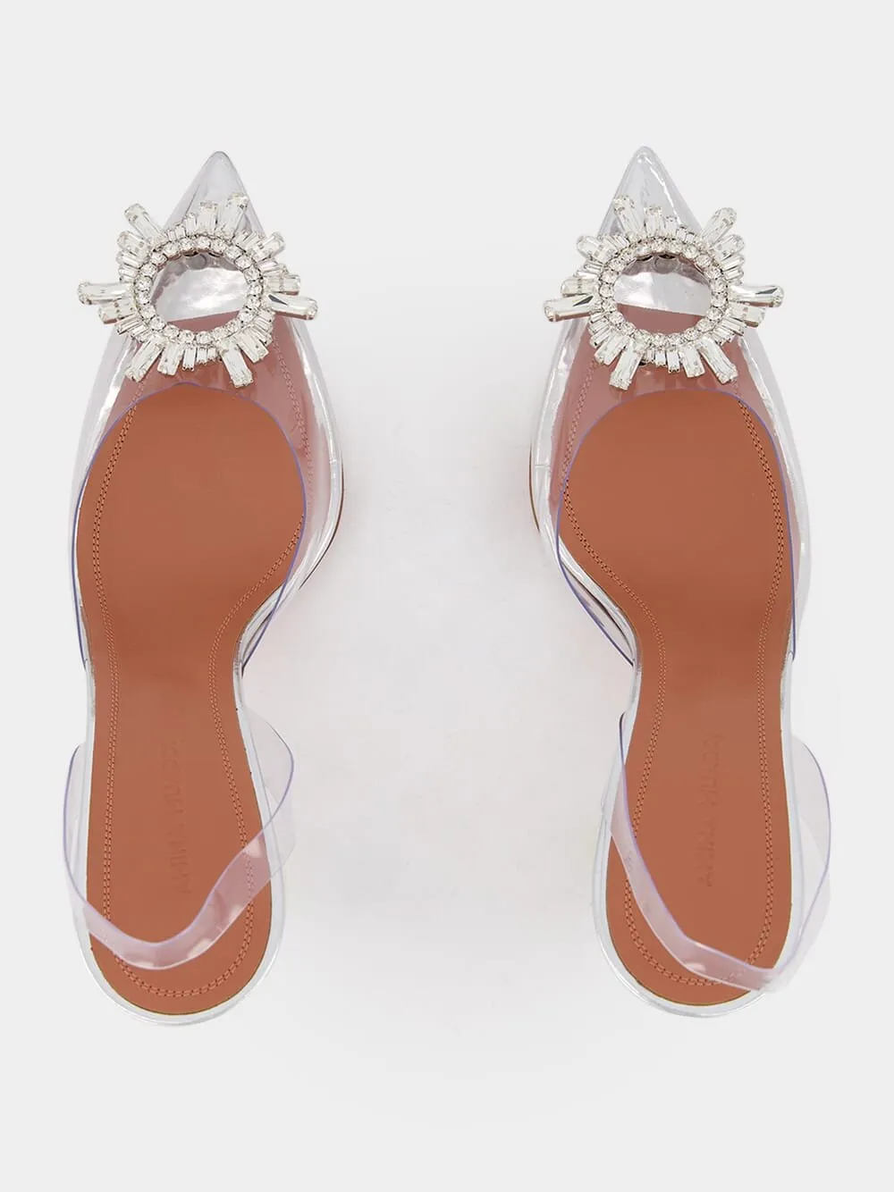 Begum Glass Sling Pumps