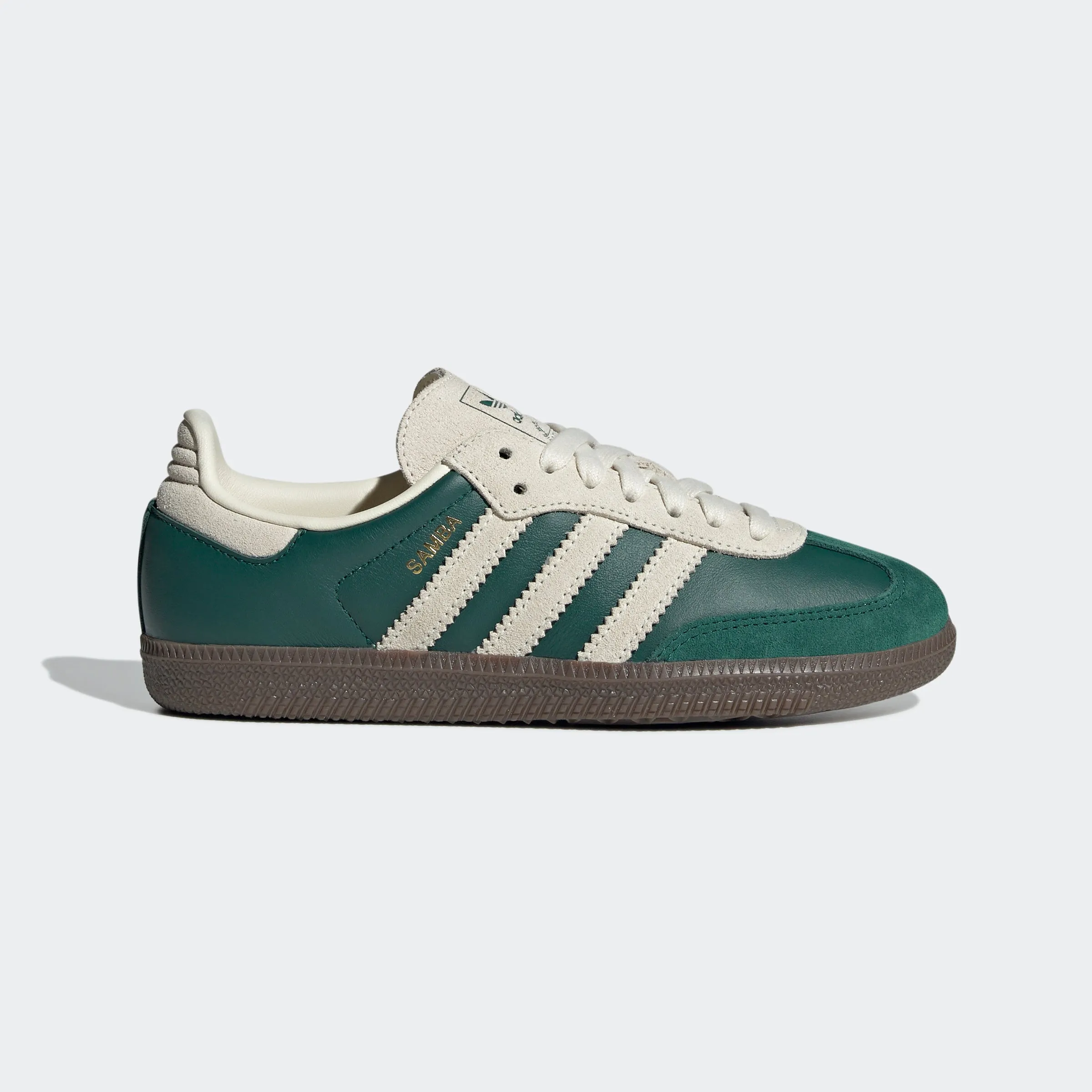 Big Kids adidas Originals Samba OG Shoes Collegiate Green