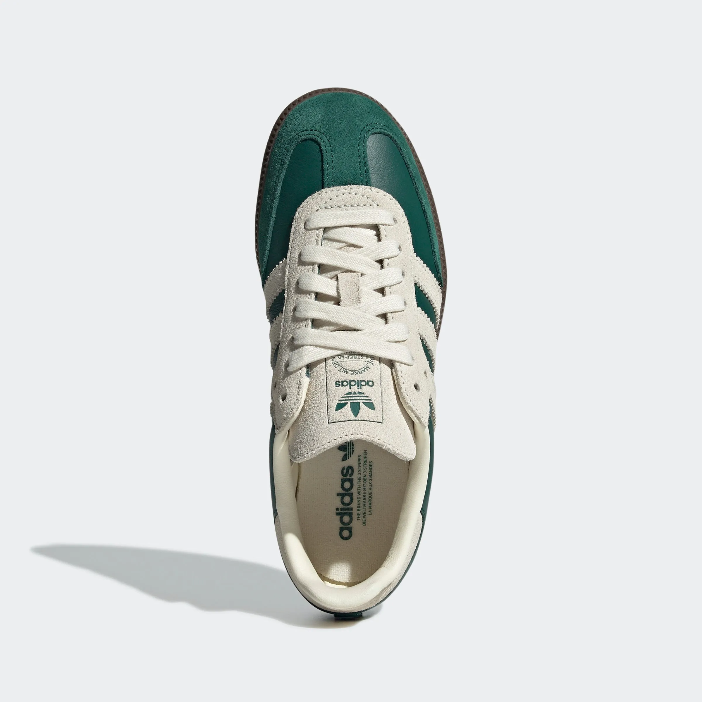 Big Kids adidas Originals Samba OG Shoes Collegiate Green