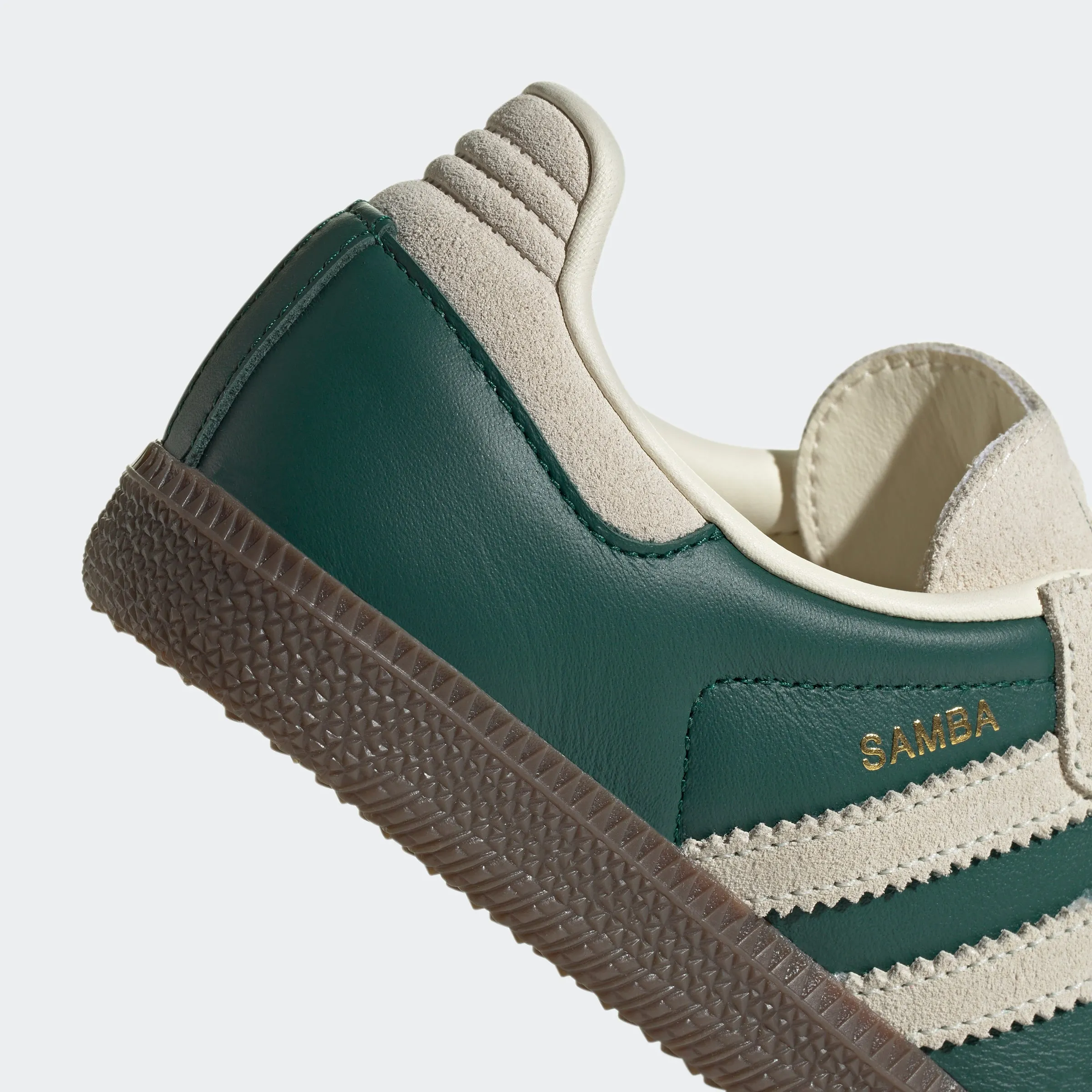 Big Kids adidas Originals Samba OG Shoes Collegiate Green