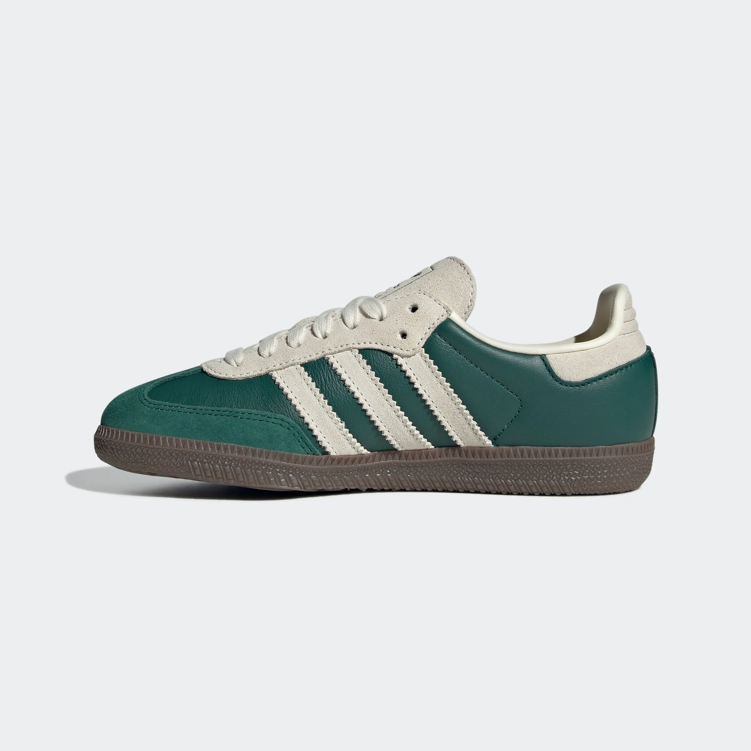 Big Kids adidas Originals Samba OG Shoes Collegiate Green