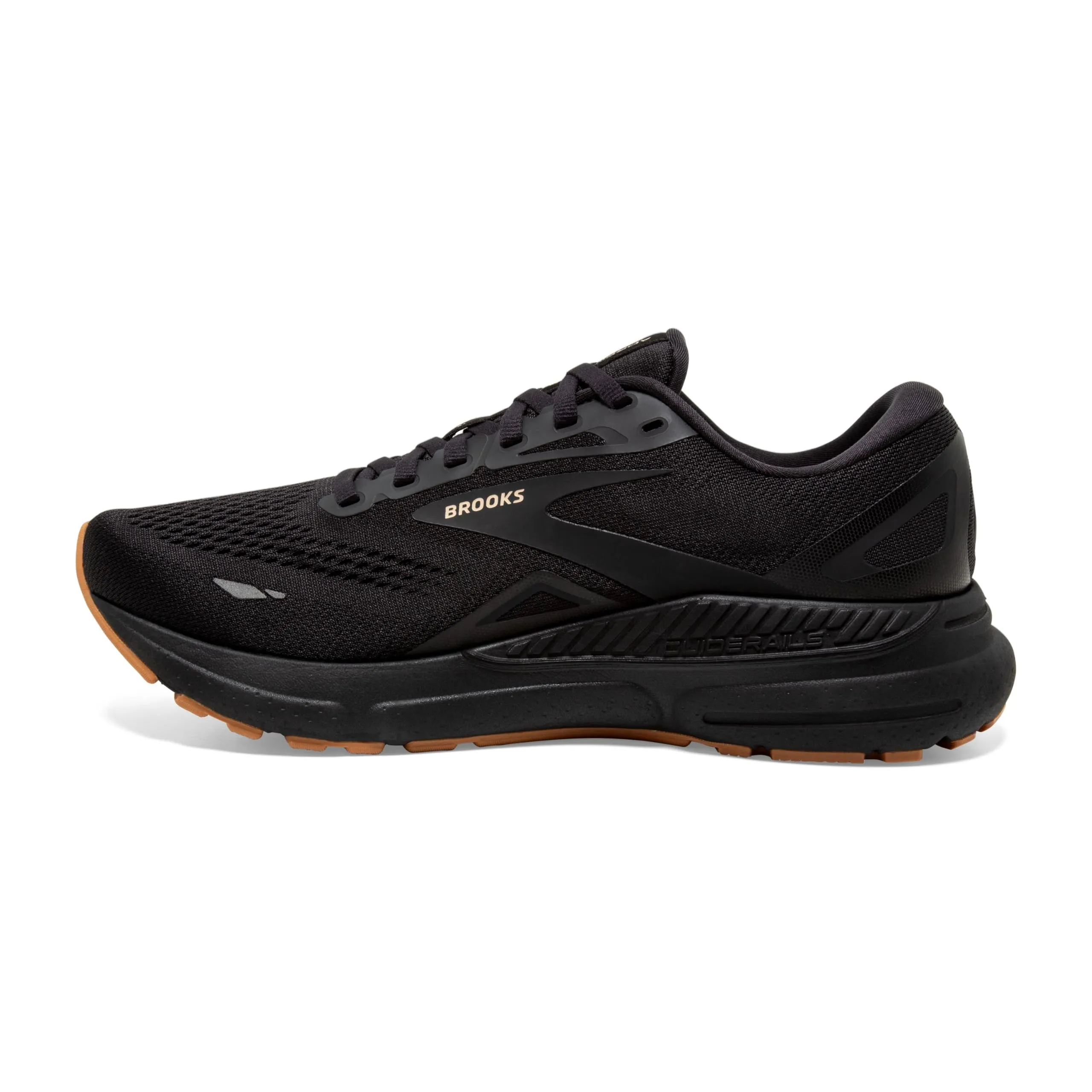 Brooks Women’s Adrenaline GTS 23 Supportive Running Shoe - Black/Cream/Biscuit - 7.5 Medium