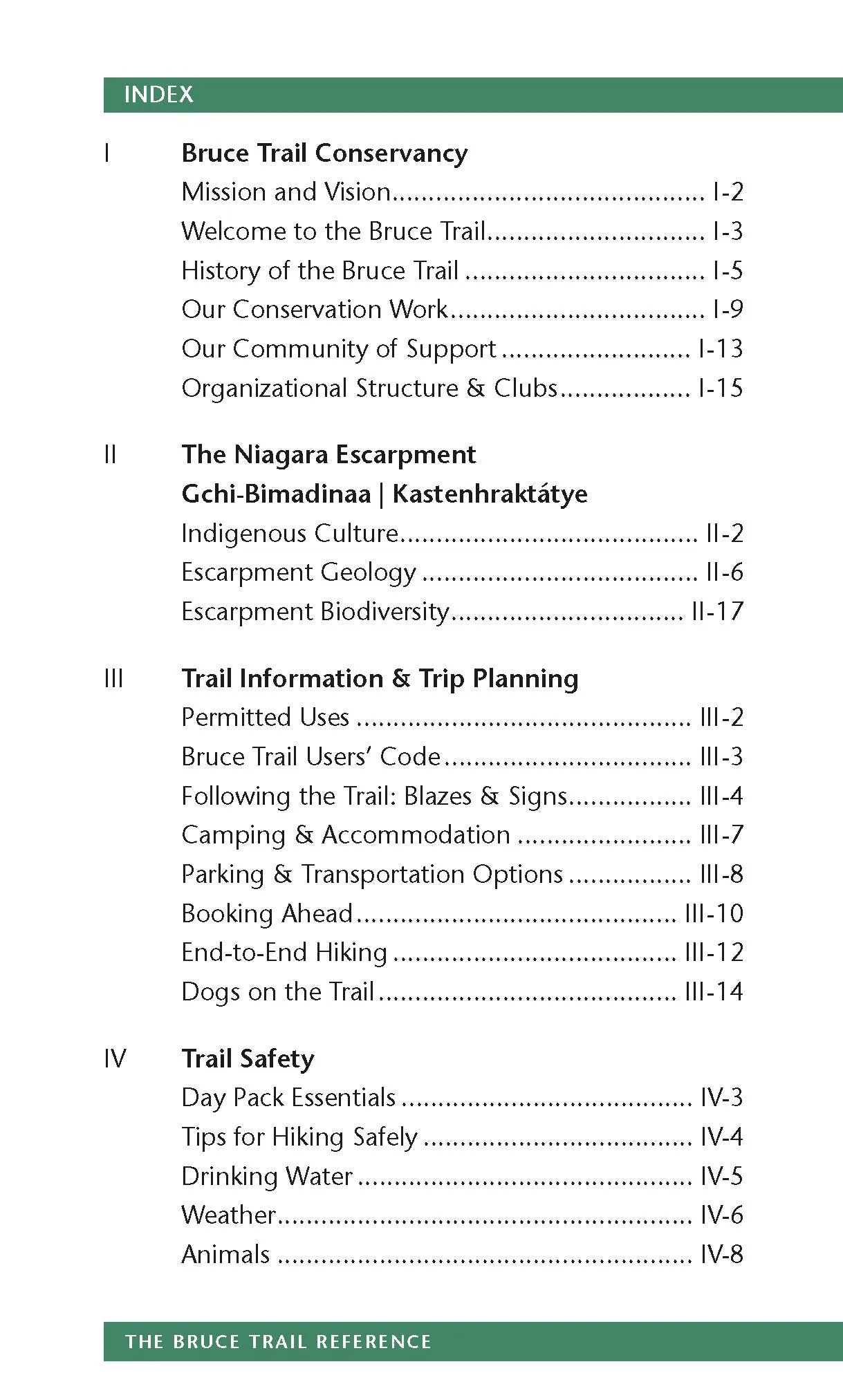 Bruce Trail Reference 31st Edition