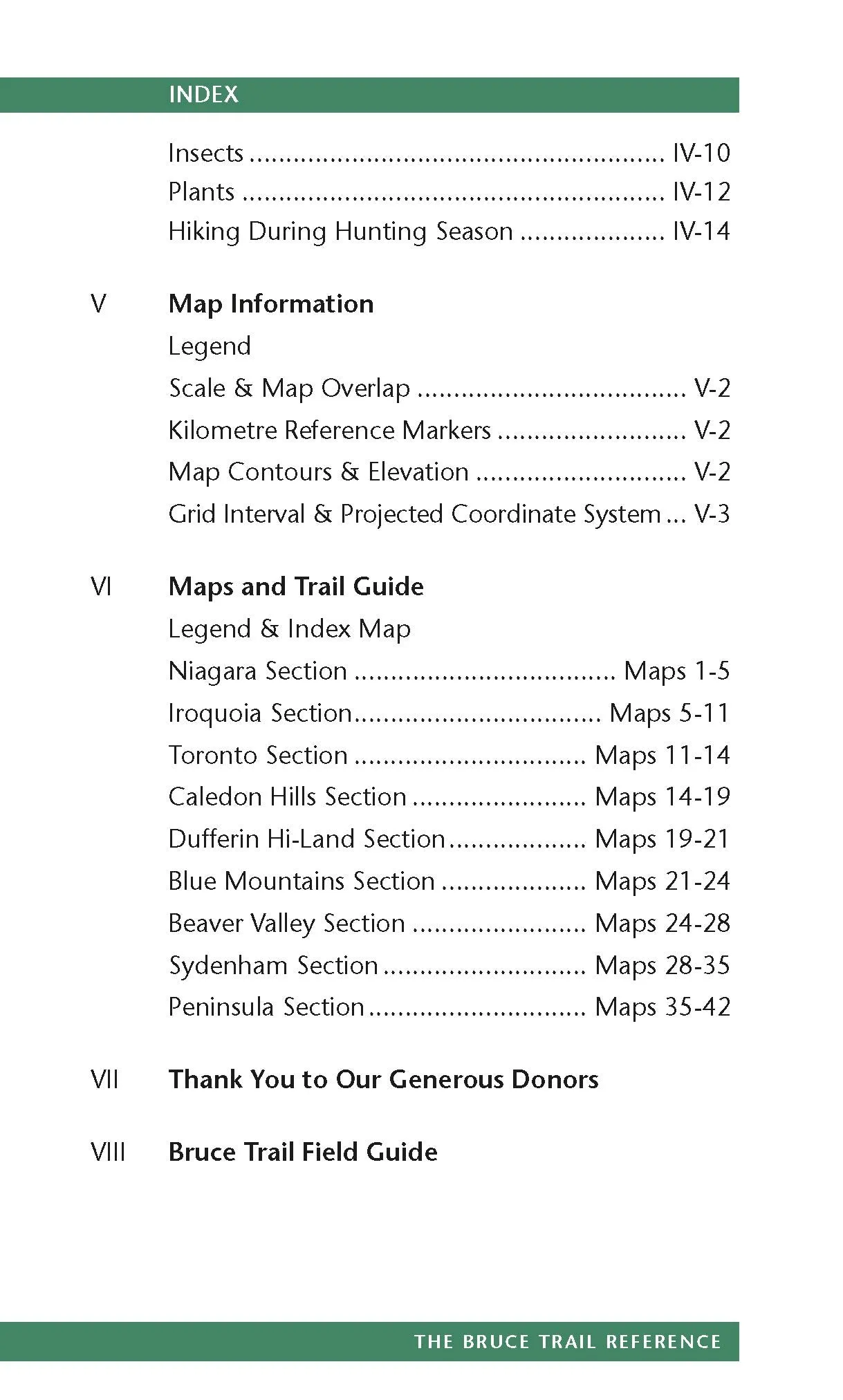 Bruce Trail Reference 31st Edition