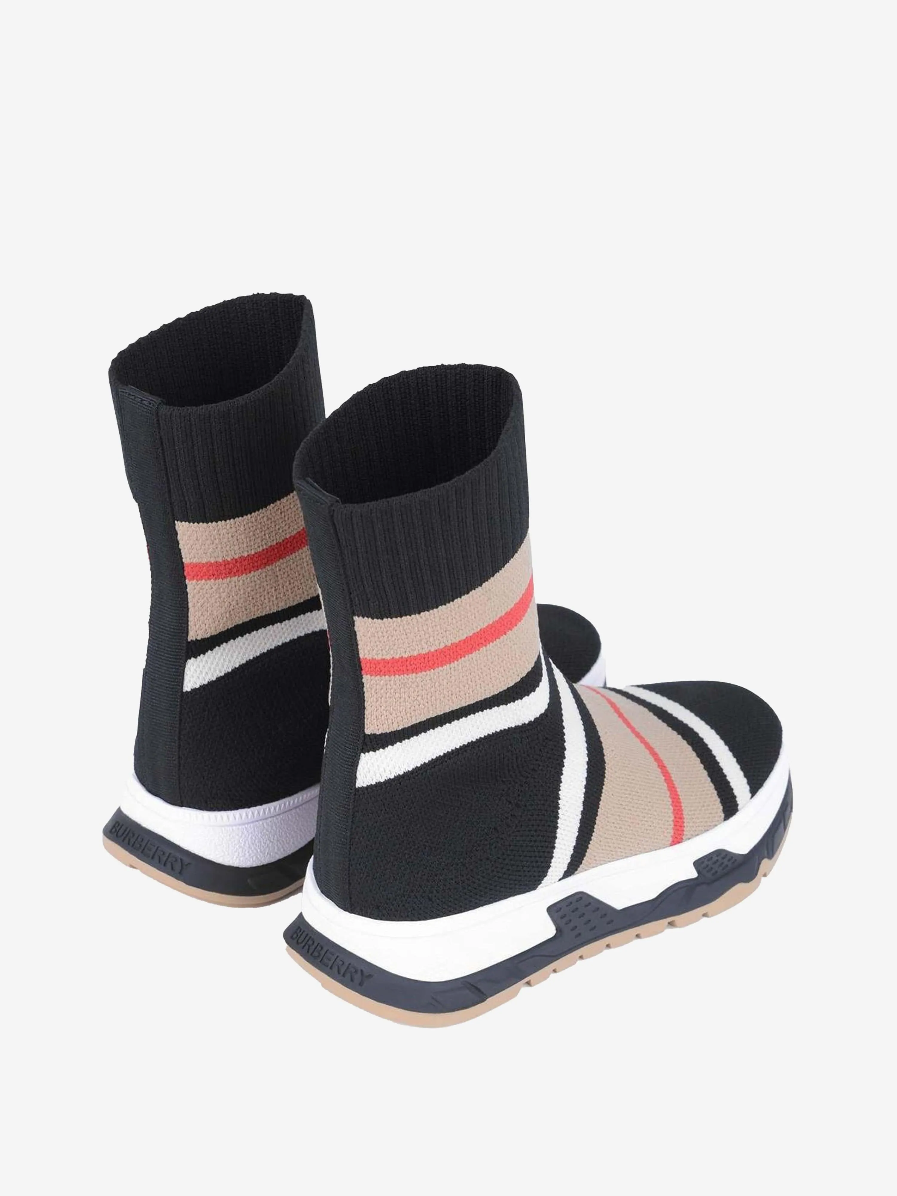 Burberry Striped Sock Trainers