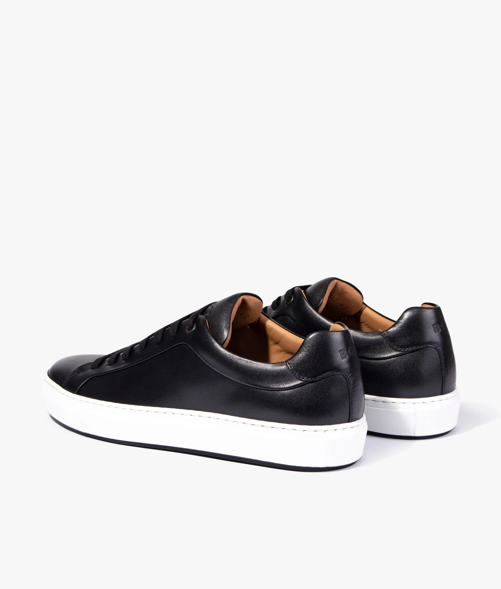 Burnished-Leather Mirage Tenn Low-Profile Trainers