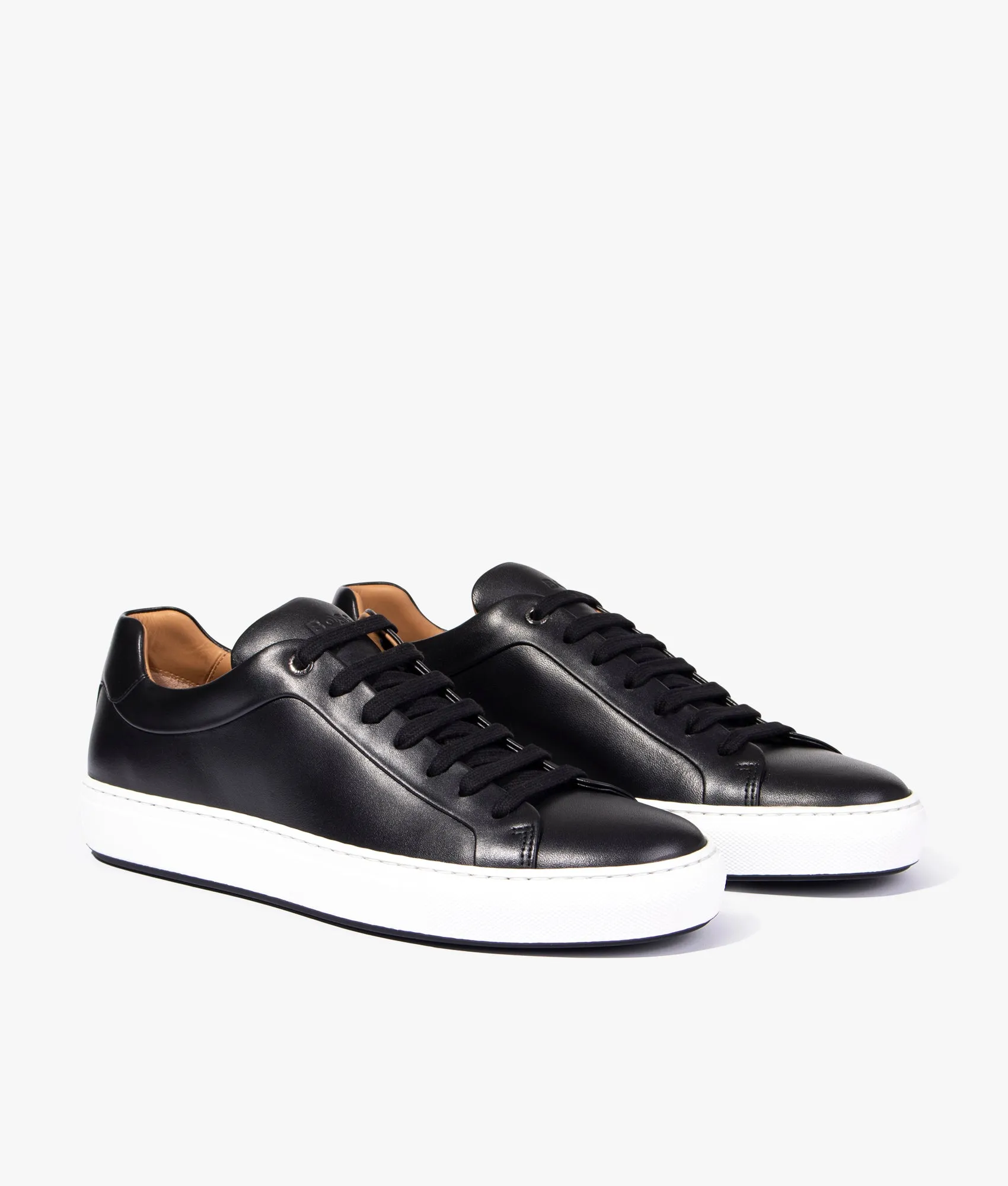 Burnished-Leather Mirage Tenn Low-Profile Trainers