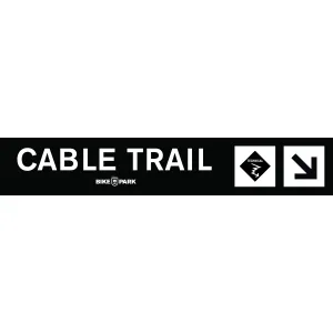 Cable Trail Mountain Bike Trail Sign